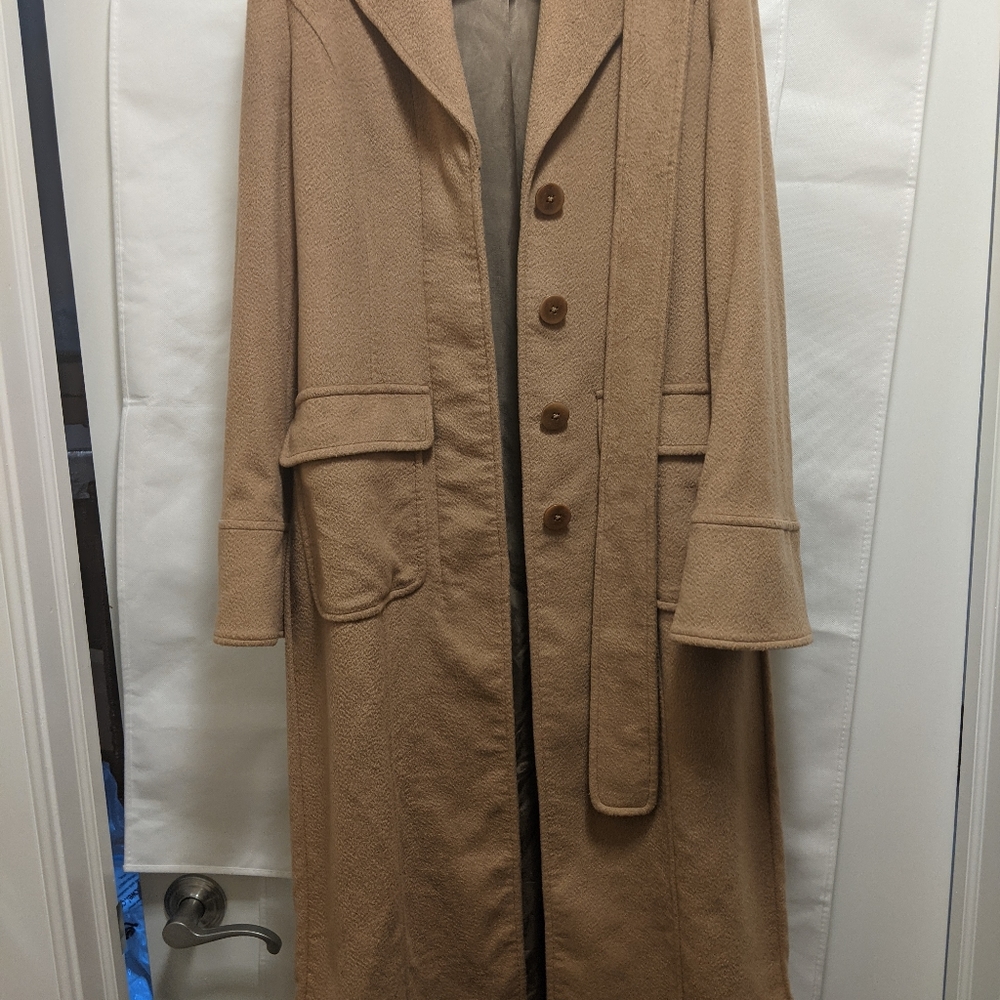 Brooks brothers camel wool coat size small - Picture 2 of 3